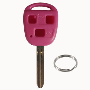 Remote key SHELL / CASE for Toyota Vehicles 3 Buttons – Pink