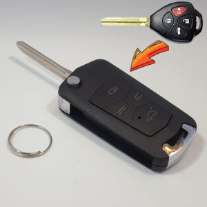 Flip Key Modified Case Shell For Toyota 4 Buttons Remote Key 31F