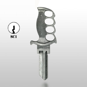 SC1 - Uncut Residential / Commercial Key Knife Key
