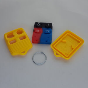 4 Buttons Remote Case / Shell For Ford Remotes YELLOW– EMPTY SHELL ONLY