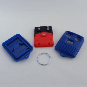 3 Buttons Remote Case / Shell For Ford Remotes BLUE– EMPTY SHELL ONLY