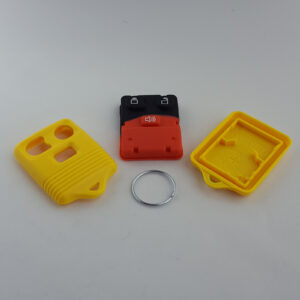 3 Buttons Remote Case / Shell For Ford Remotes YELLOW– EMPTY SHELL ONLY