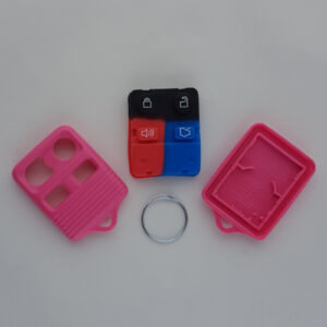 4 Buttons Remote Case / Shell For Ford Remotes PINK – EMPTY SHELL ONLY