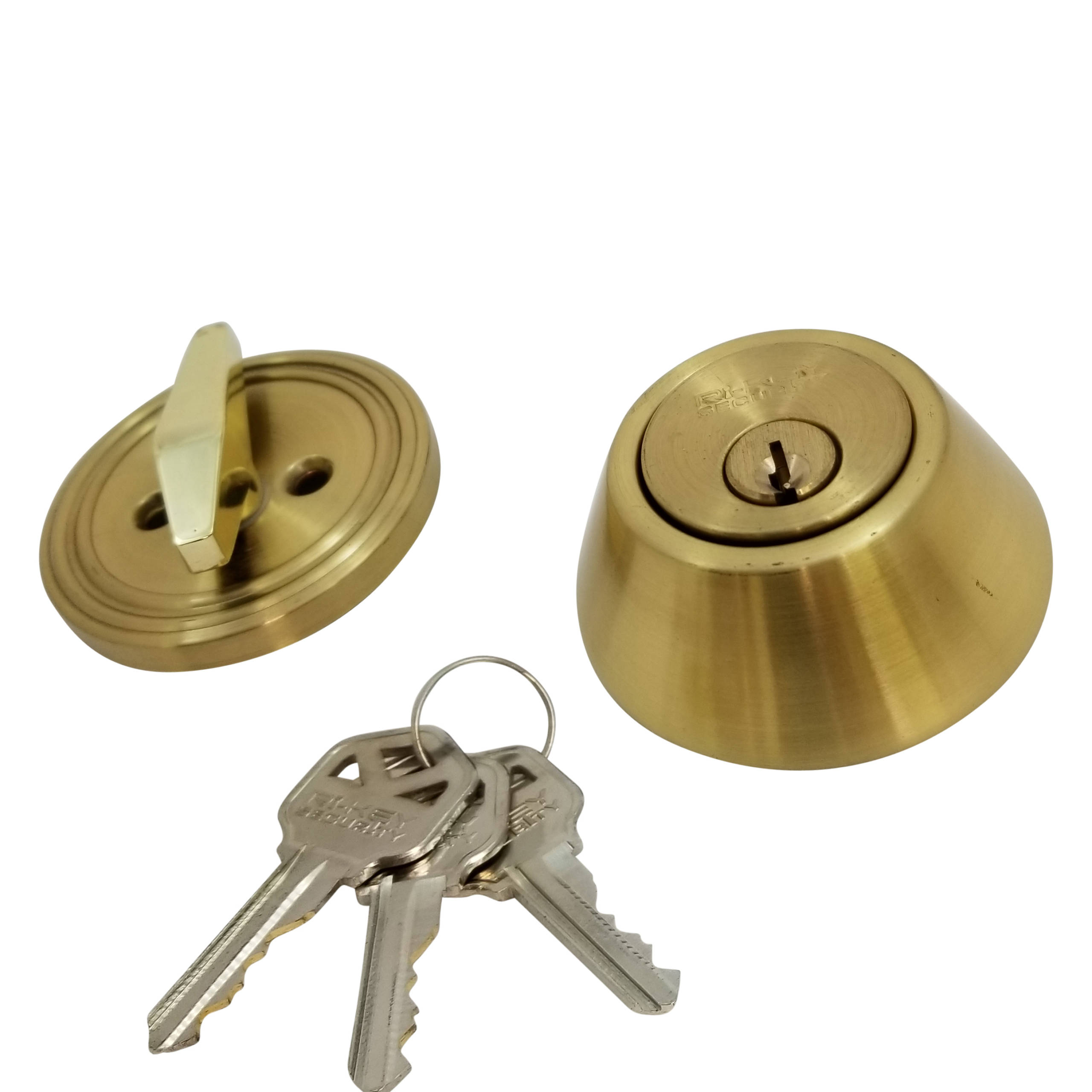 DeadBolt Lock Kw1 Satin Brass SB