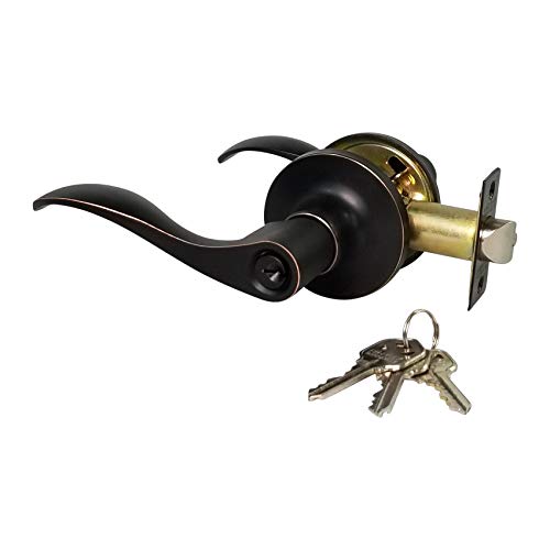 Entry Lever Door Lock Wave Handle Kw1 ORB