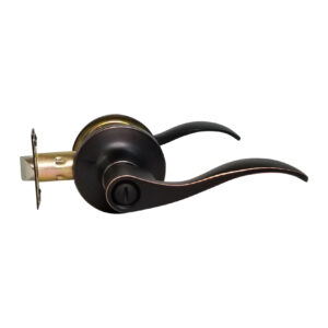 Privacy Door Lock Lever Handle Wave Style ORB