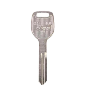 SUB1 / X251 Metal Key For Subaru Baja Forester Legacy Outback Vehicles By ILCO