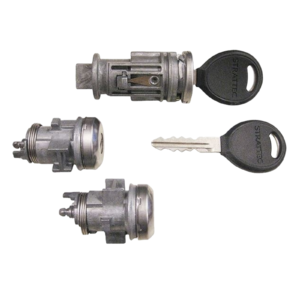 Ignition Switch Cylinder and 2 Door Lock Set Coded For Chrysler Vehicles 7012941 By Strattec