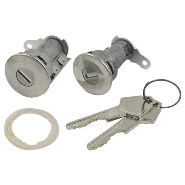 DL1502 Door Lock Cylinder Set Coded With 2 Keys For GM Vehicles By K3Y