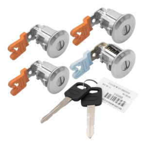 DL6188 - Coded Door Lock Cylinder For Ford E-Series Van Econoline 1997-2007 With Keys