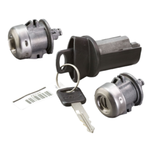 Ignition Switch Cylinder and 2 Door Lock Set Coded For Ford Lincoln Vehicles 7012802 By Strattec