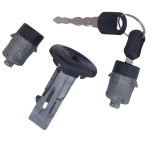 Ignition Switch Cylinder and 2 Door Lock Set Coded For GM Vehicles With Keys 7012945 By Strattec