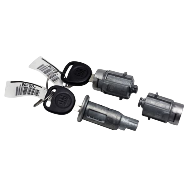 Ignition Cylinder and Door Lock Set For GM Vehicles Coded With Keys 7024636 By Strattec