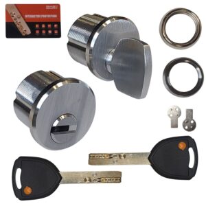 High Security Mortise Cylinder Brass SN T-Turn TT By Ri-Key Security