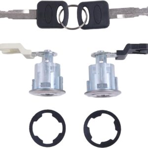 DL74540 Pair of Door Lock Cylinders For Ford Mazda Mercury Vehicles Coded with 2 Matching Keys By K3Y
