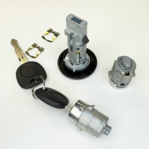 Ignition Switch Cylinder and 2 Door Locks Set For GM Trucks SUV with Two Keys By Ri-Key Security