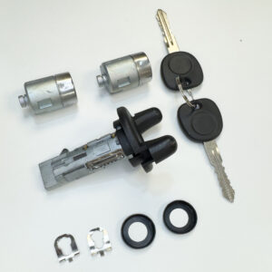 Ignition Cylinder and 2 Door Lock For GM Vehicles with 2 Keys By Ri-Key Security